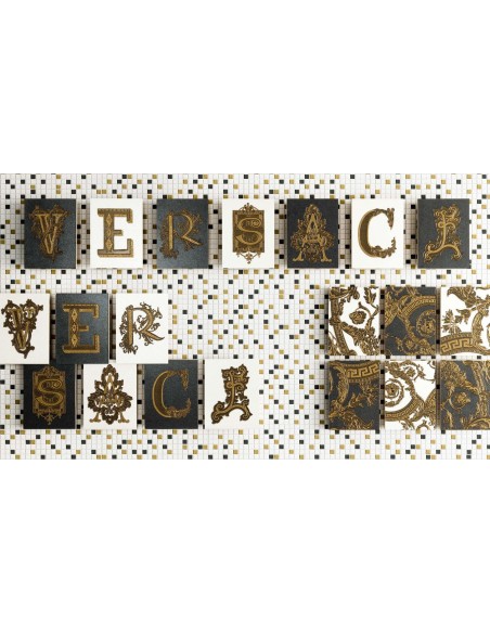 Versace Alphabet Decoro Scritta Versace gres 14,5x19,4