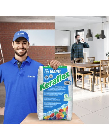 COLLANTE KERAFLEX GRIGIO MAPEI kg 25