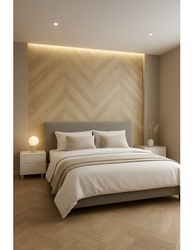 Gres Porcellanato Effetto legno Chevron Rovere 60x120 cm