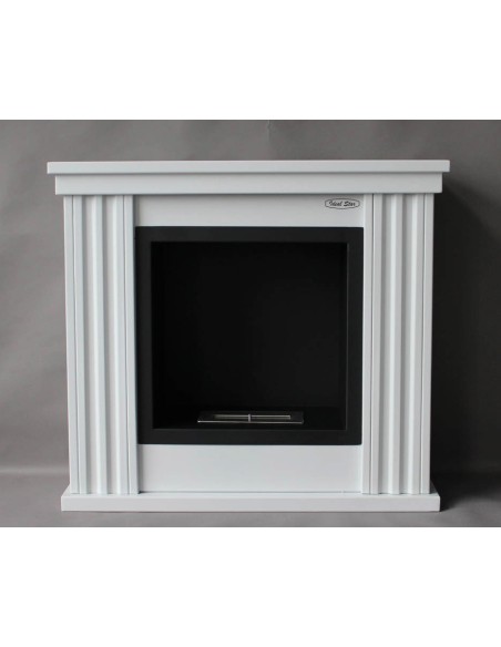 Caminetto a Bioetanolo bianco da terra 86x77 cm