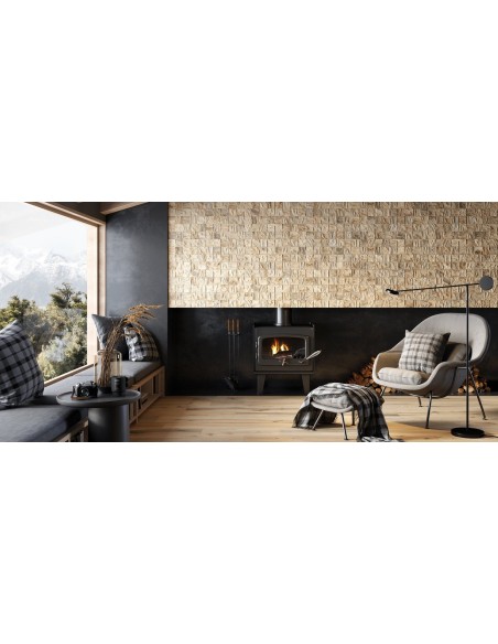 Timeless Ecrù gres porcellanato effetto legno 3D 15x61