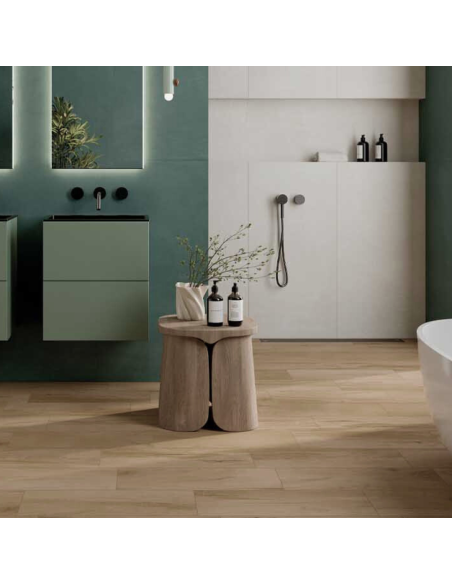 Visual miele gres porcellanato effetto legno 15x61