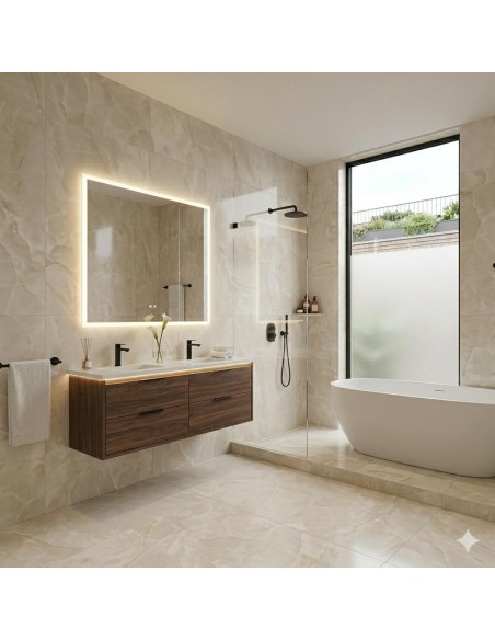 Boston Beige Gres Porcellanato Lucido Tipo Onice 60x120 cm