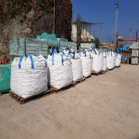 Ciottoli di marmo Bianco Carrara sacco Kg 25