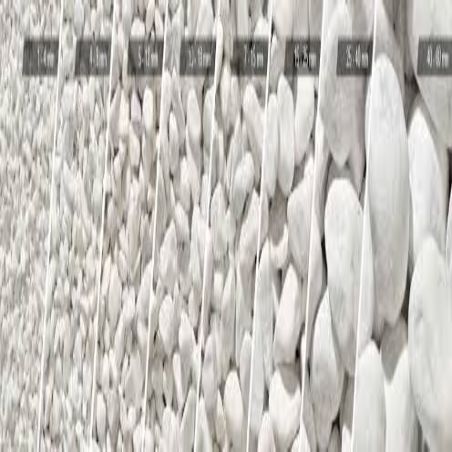 Ciottoli di marmo Bianco Carrara sacco Kg 25