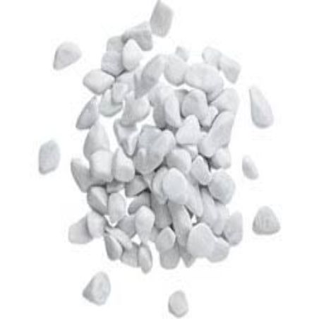 Ciottoli di marmo Bianco Carrara sacco Kg 25