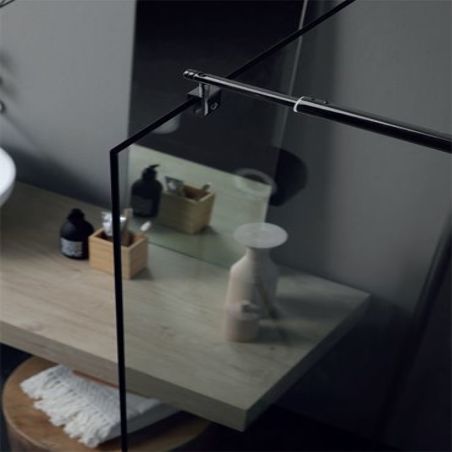 Parete doccia Walk In cm 120 cristallo vista dall'alto