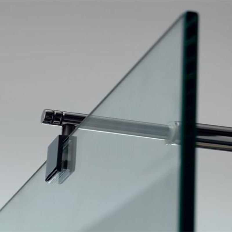 Parete doccia Walk In cm 120 cristallo vista dall'alto