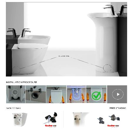 Vaso + bidet Sensation RAK