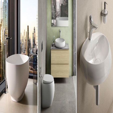 Vaso + bidet Filo Muro CLOUD di RAK
