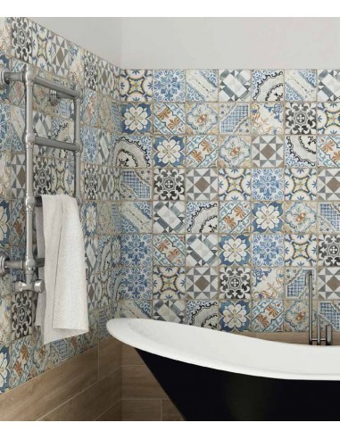Piastrelle Decorative Ceramica Iznik Piastrelle Cucina E Bagno Decorate In Ceramica Cerames Asli 20x20 Cm | Rivestimenti Iznik Colorati, 1 Confezione - 0,48m2 (12 Pezzi), Mattonelle Decorative Ideale Per Cucina O Bagno
