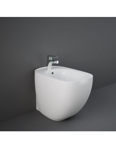 Coppia sanitari filo muro senza brida Illusion di Rak Ceramics