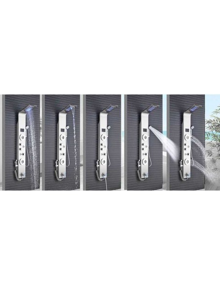 Colonna doccia led multifunzione anticalcare